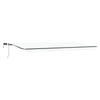 Innvendbar Markise med LED -stripelys Hvit 600 ×300 cm stoff