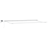 Innvendbar Markise med 600 × 350 cm Flerfarget