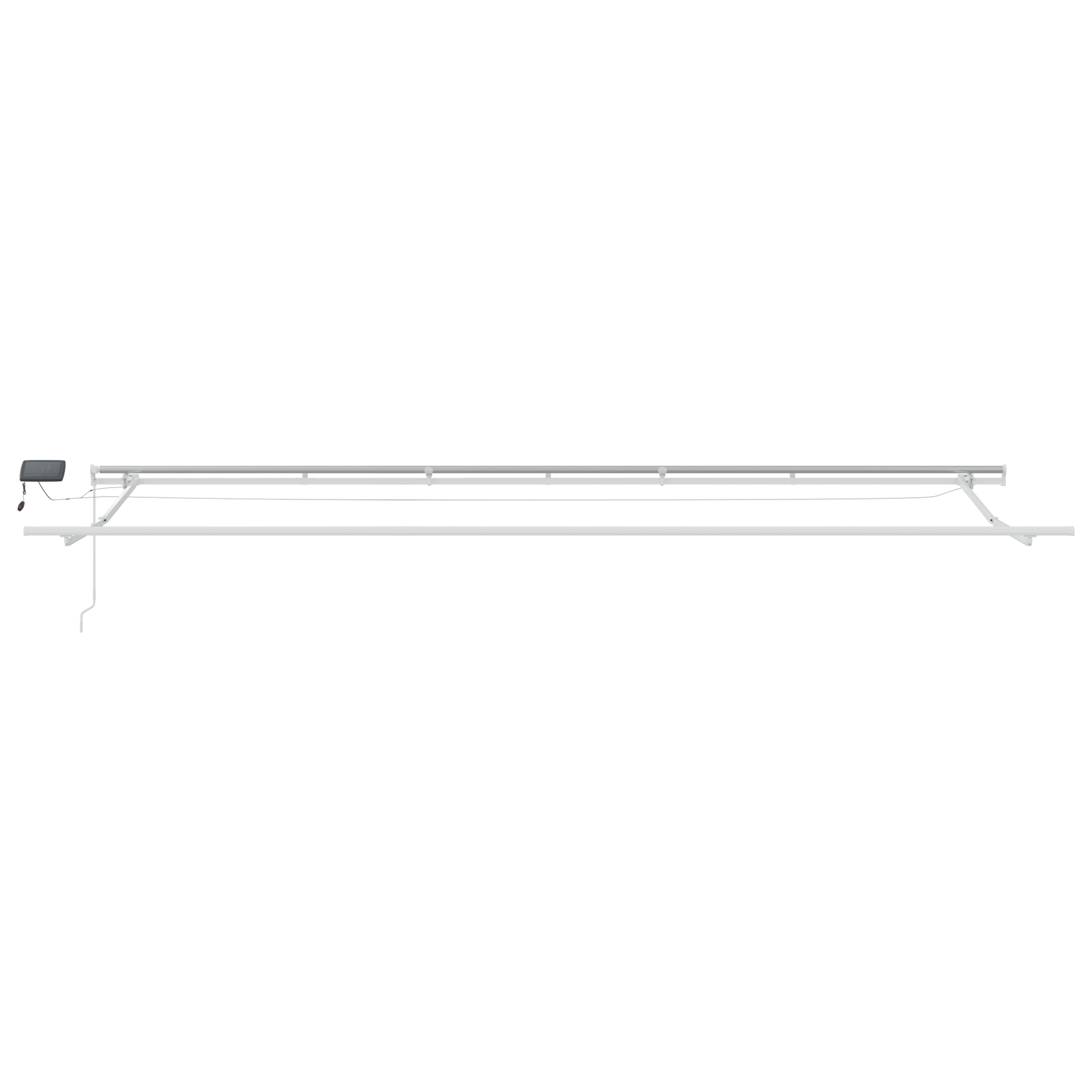 Innvendbar Markise med 600 × 350 cm Flerfarget