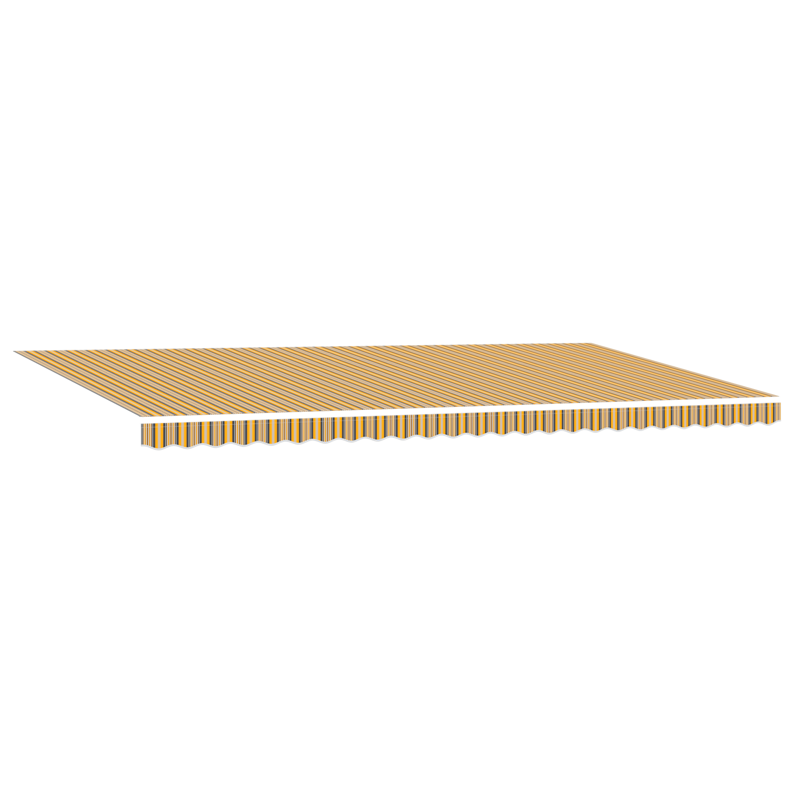 Innvendbar Markise 600 × 350 cm Flerfarget