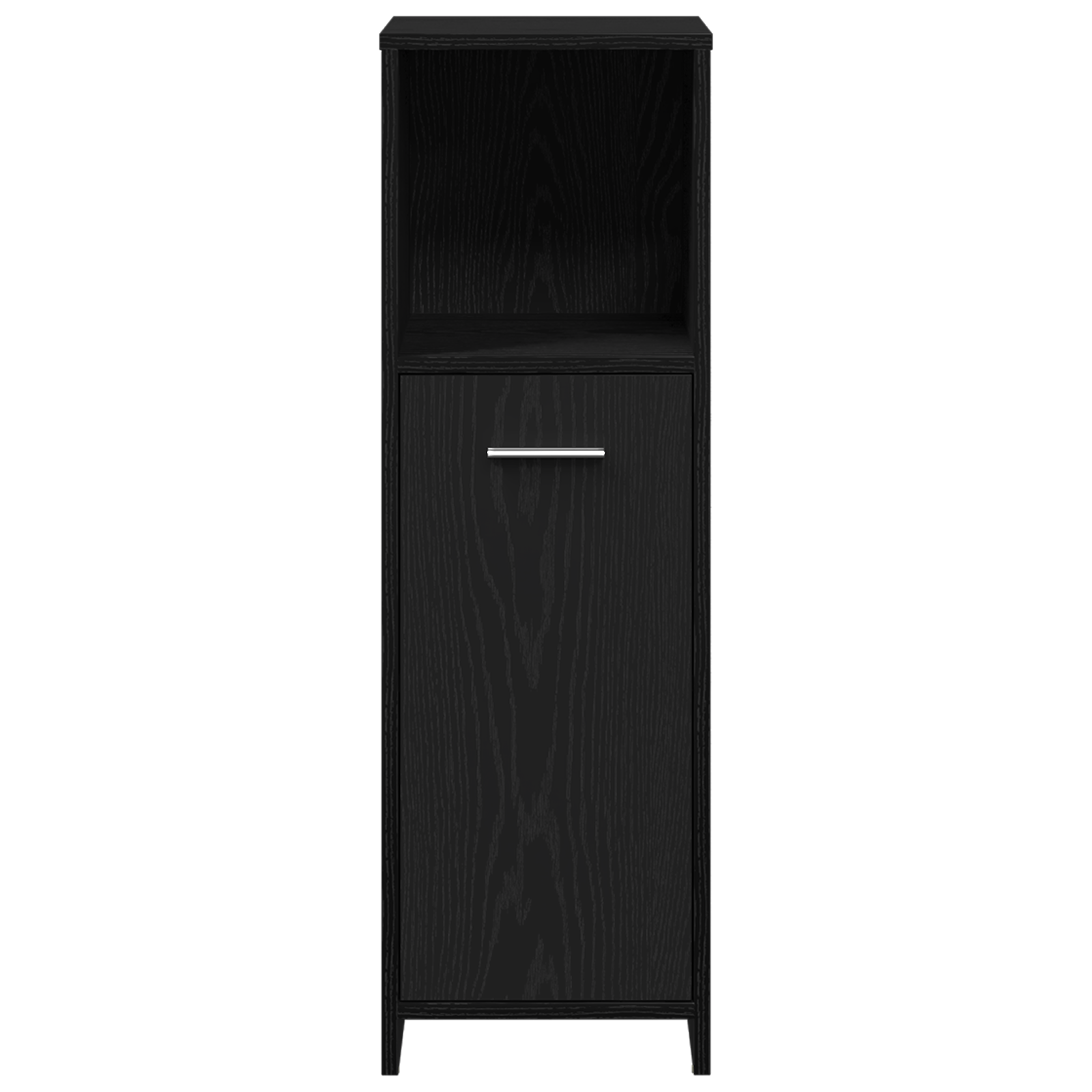 Baderomsmøbelsett Veggmontert 3 pcs Svart Eik 60 x 33 x 60 cm