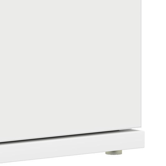 Sko Skap med hylle med dør Hvit 80 x 39 x 178 cm Konstruert tre