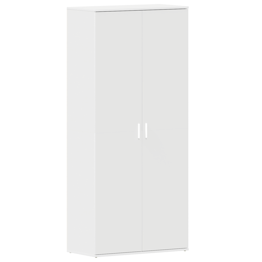Sko Skap med hylle med dør Hvit 80 x 39 x 178 cm Konstruert tre