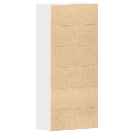 Sko Skap med hylle med dør Hvit 80 x 39 x 178 cm Konstruert tre