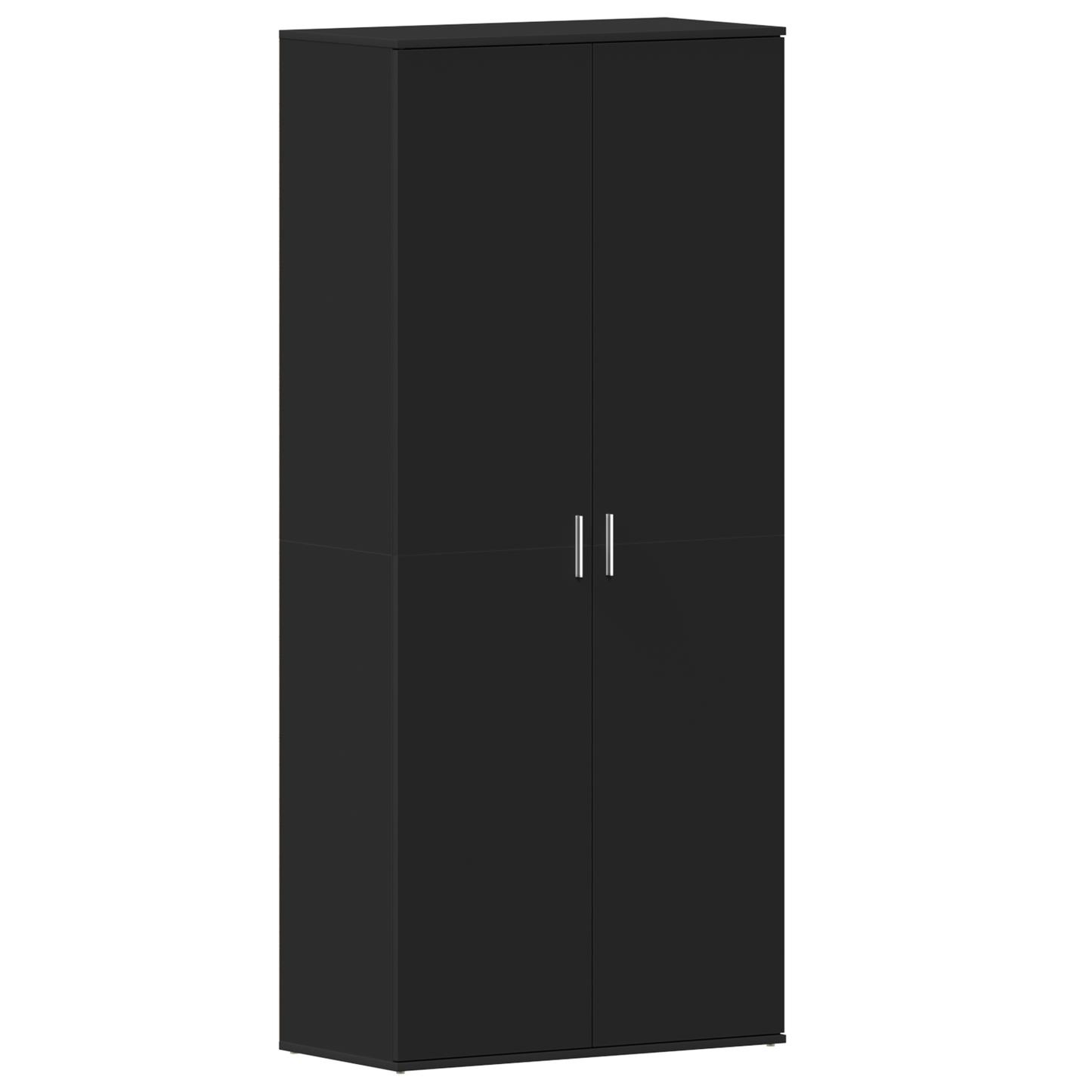 Sko Skap med hylle Svart 80 x 39 x 178 cm Konstruert tre