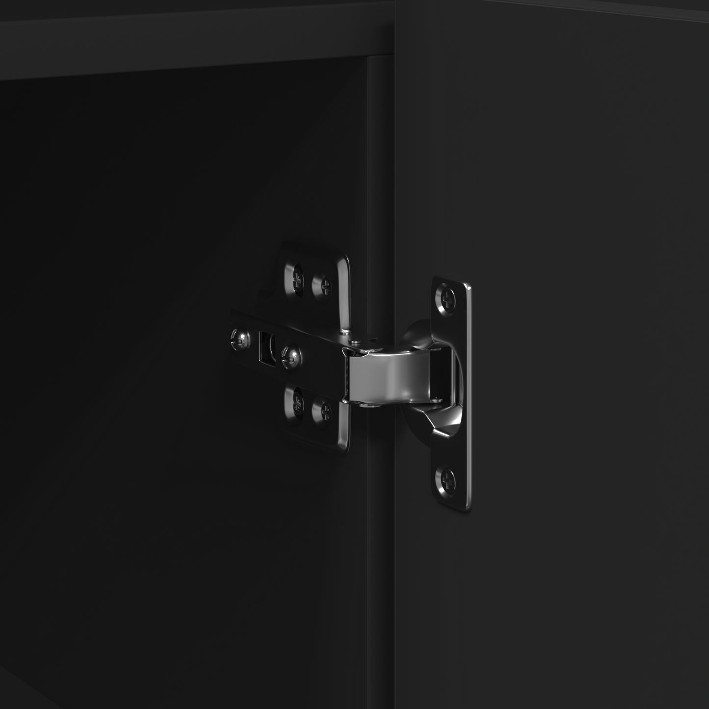 Serviesskap Svart 116 x 30 x 75 cm Konstruert tre