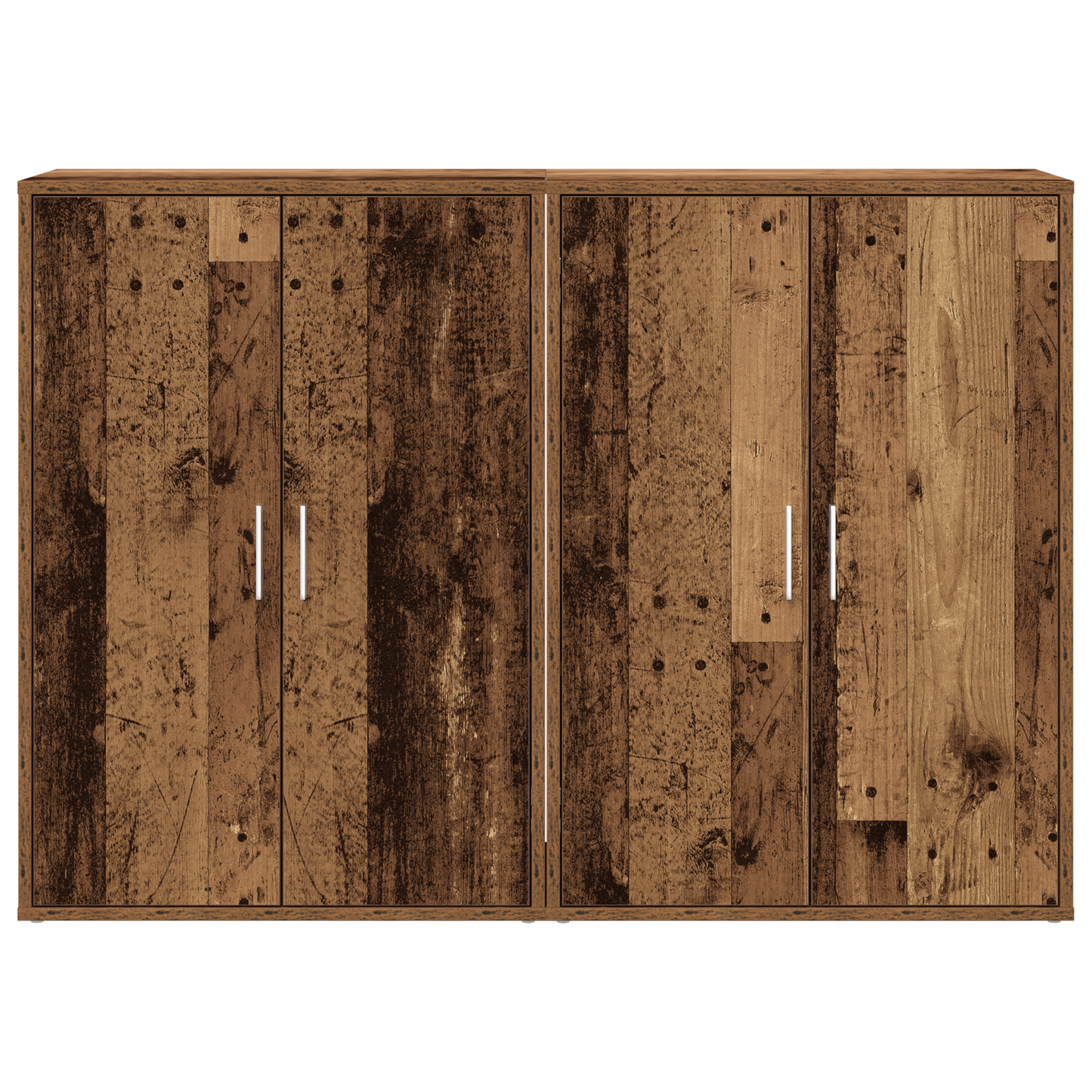 Serviesskap 2 pcs Gammelt tre 60 x 31 x 84 cm Konstruert tre