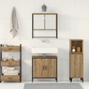 Baderomsinnredningssett med lagring 2 pcs Brun 60 x 30 x 60 cm