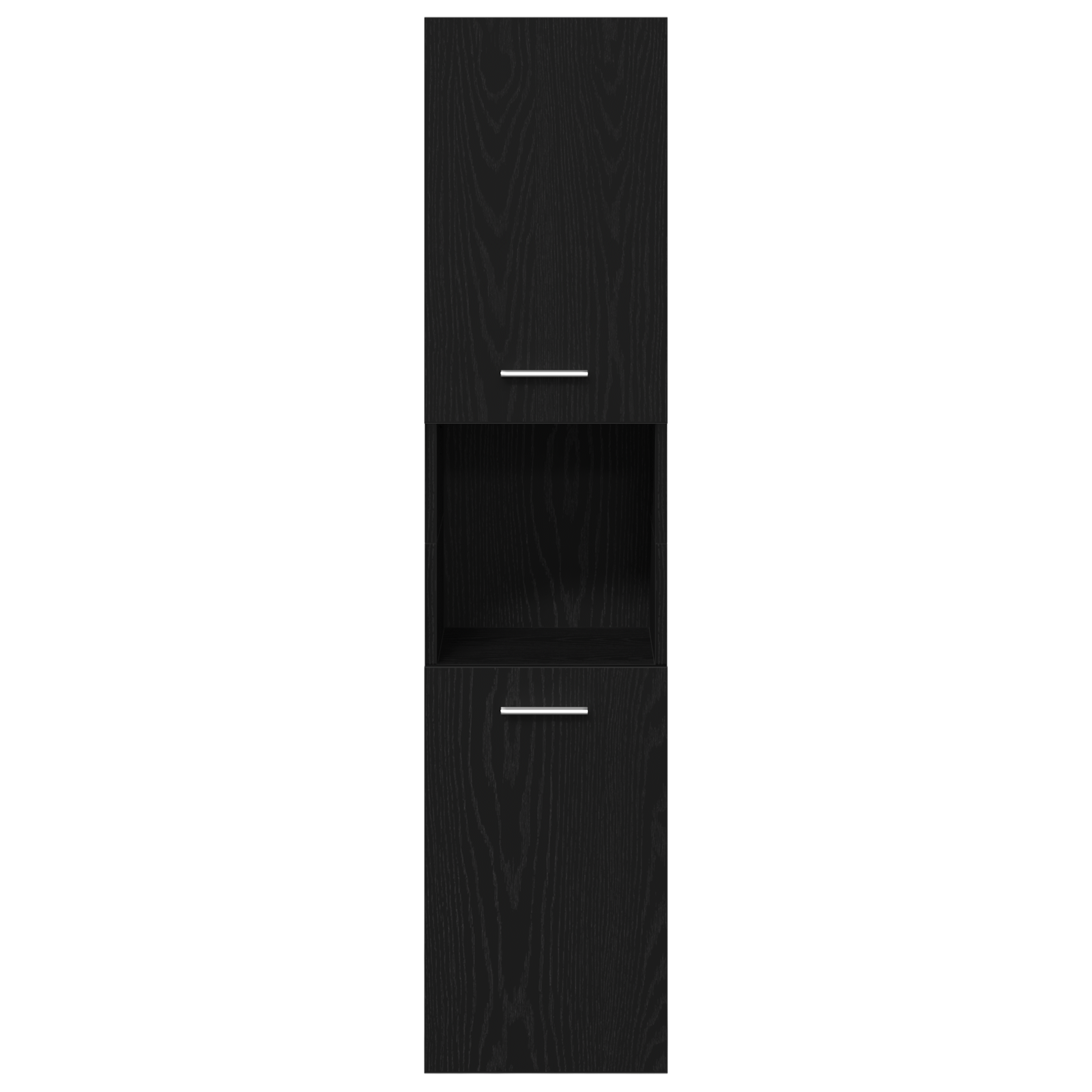 Møbelsett til bad Veggmontert 3 pcs Svart Eik 60 x 38.5 x 46 cm