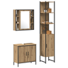 Baderomsspeilskap Brun 33 x 33 x 185.5 cm Konstruert tre