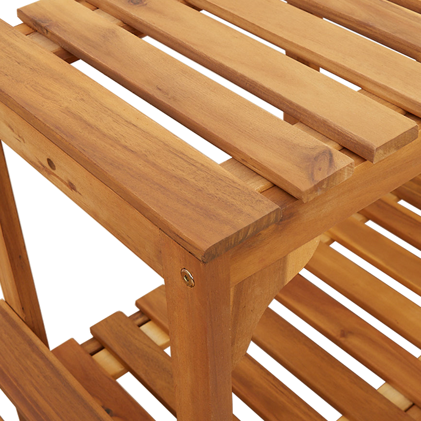 Boblebad område Brun 255 x 255 x 55,5 cm Solid akasietre