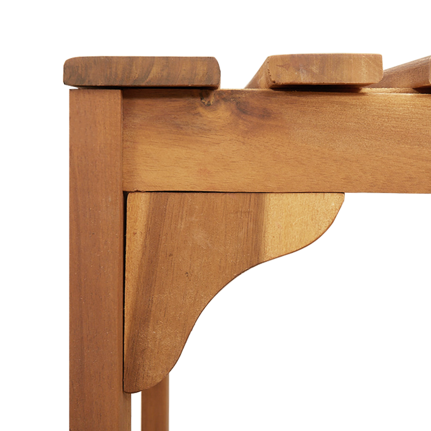 Boblebad område Brun 255 x 255 x 55,5 cm Solid akasietre