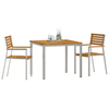HageSpisestueSett 3 pcs Brun MassivAkasiatre