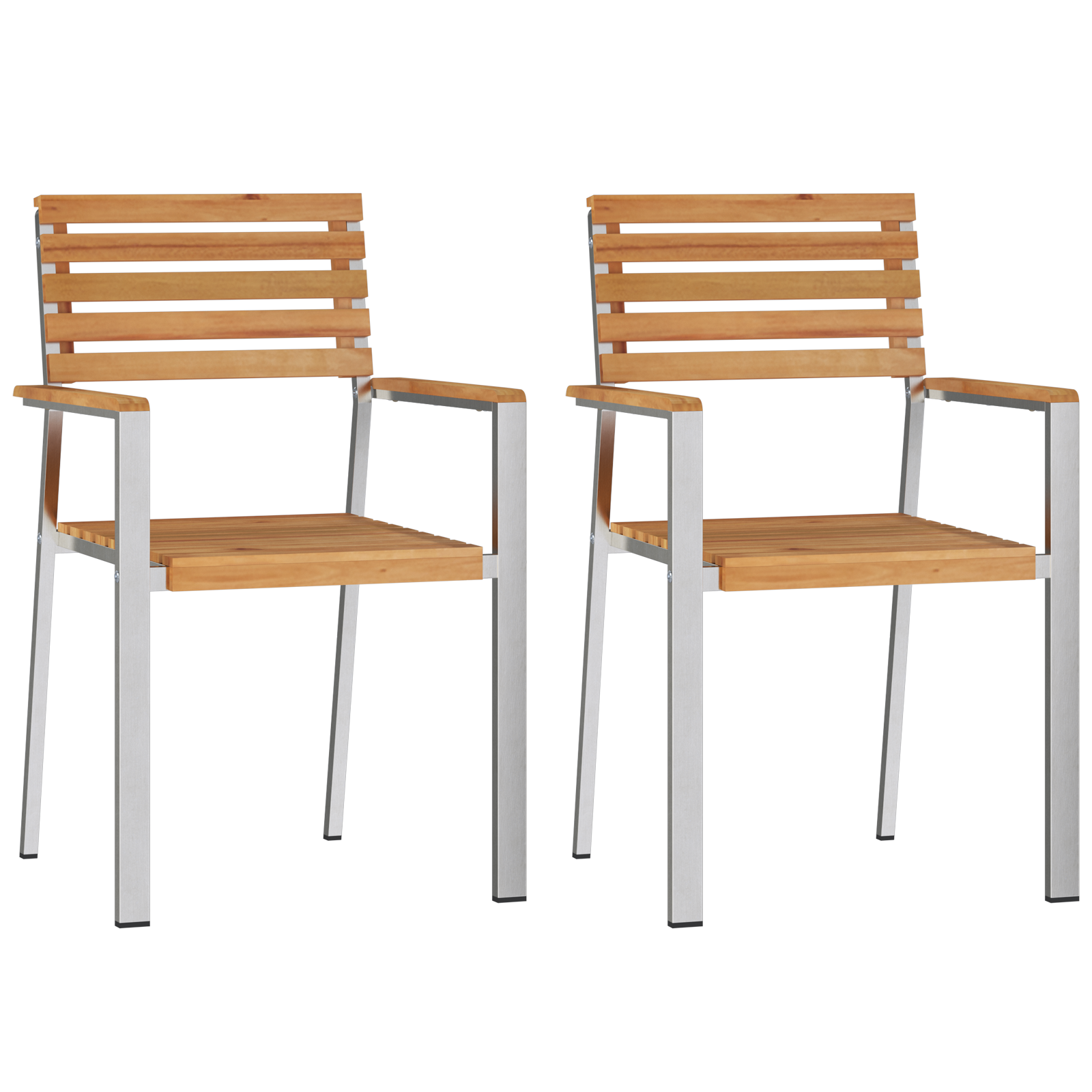 HageSpisestueSett 3 pcs Brun MassivTeakTre