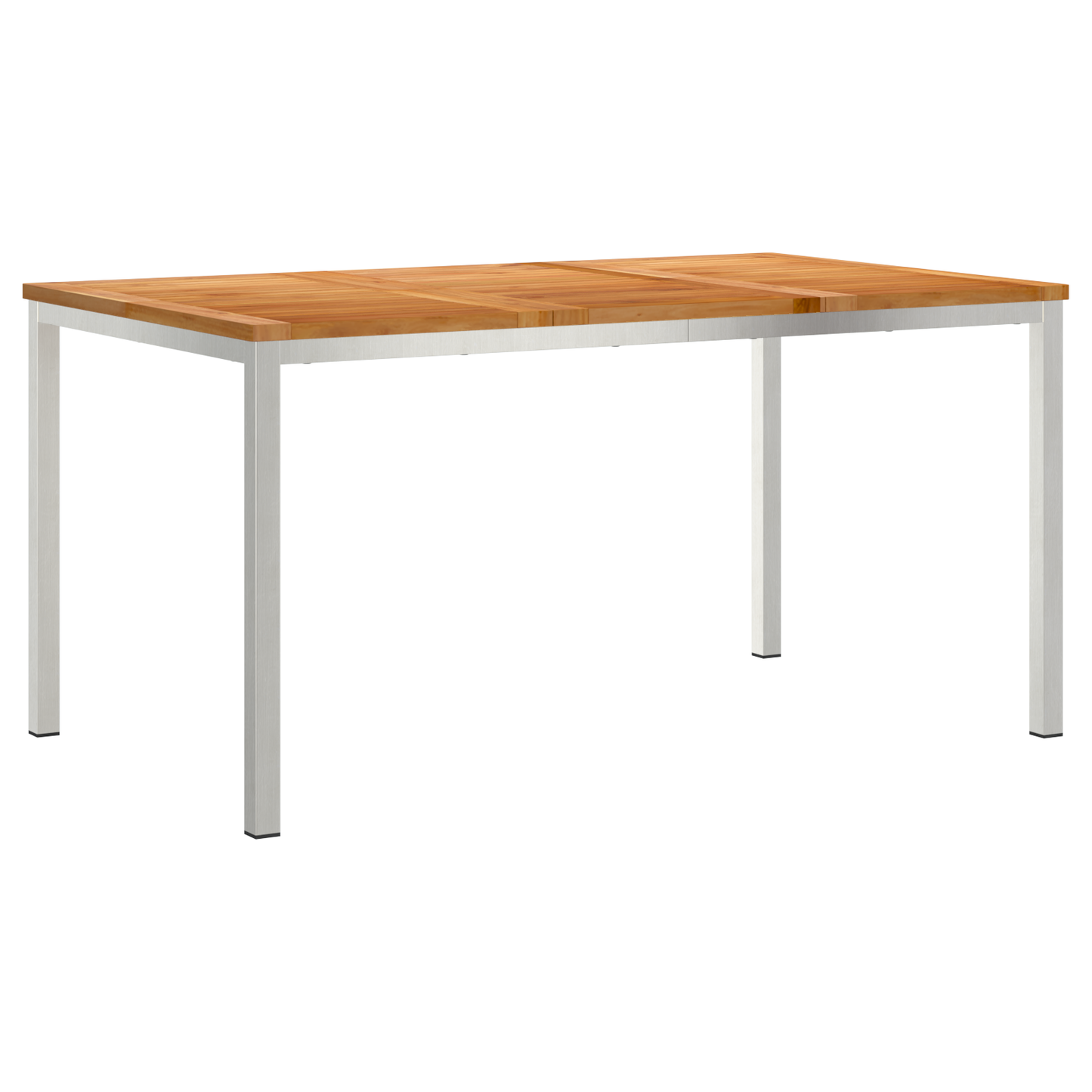 Hage Spisegruppe 5 pcs Massiv teak og rustfritt stål