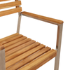 HageSpisestueSett 7 pcs Brun MassivTeakTre