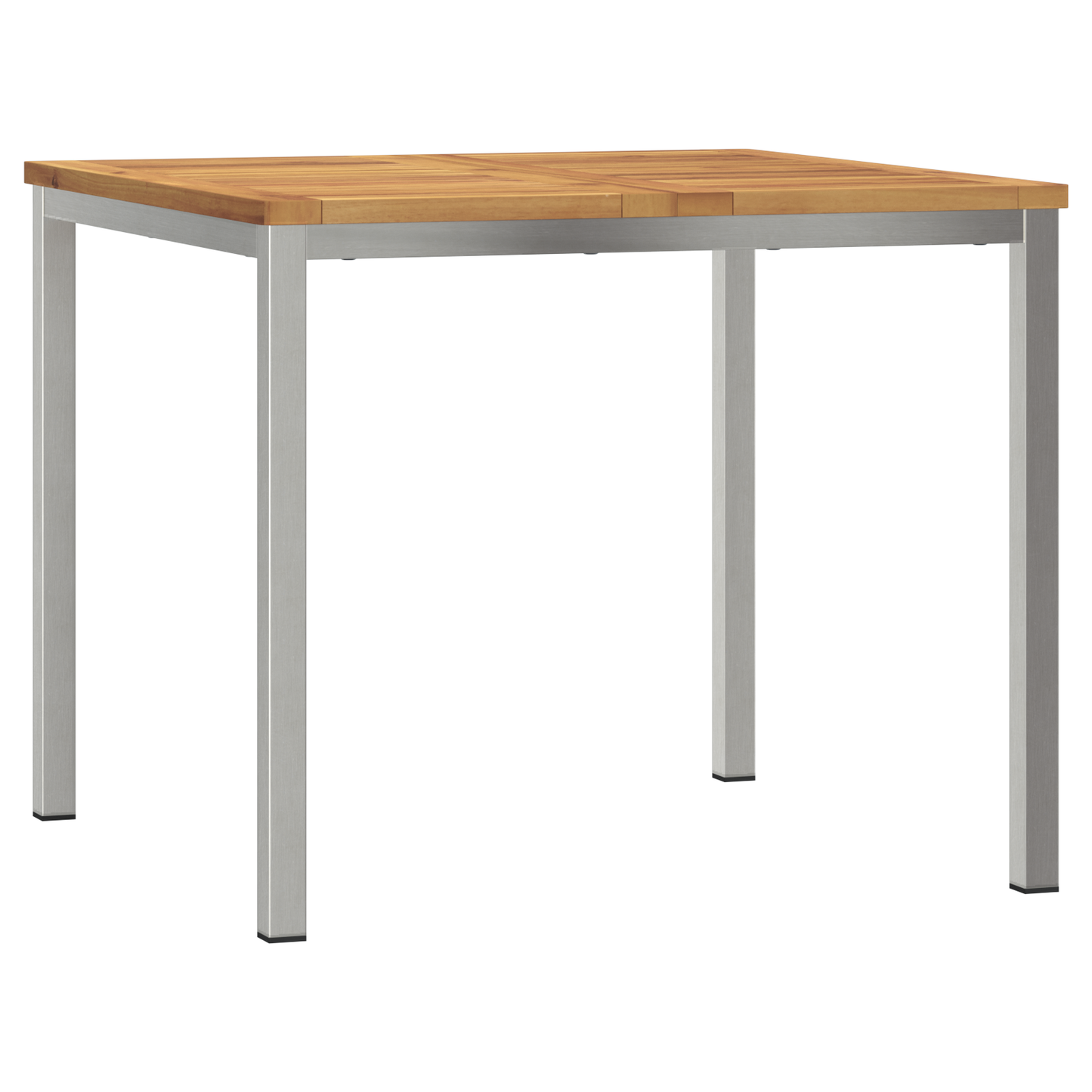 Utendørs spisestue sett 5 pcs Brun Solid akasietre