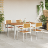 Hage Spisegruppe 5 pcs Brun heltre akasie