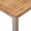 Hage Spisegruppe 9 pcs Brun heltre akasie
