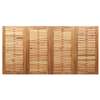 Hage Spisegruppe 9 pcs Brun heltre akasie