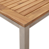 Hage Spisegruppe 3 pcs Brun Heltre teak