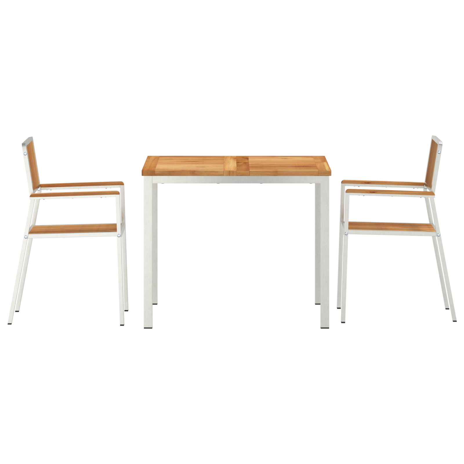 Hage Spisegruppe 3 pcs Brun Heltre teak
