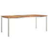 Hage Spisegruppe 9 pcs Brun Heltre teak