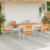 Hage Spisegruppe 7 pcs Solid akasietre