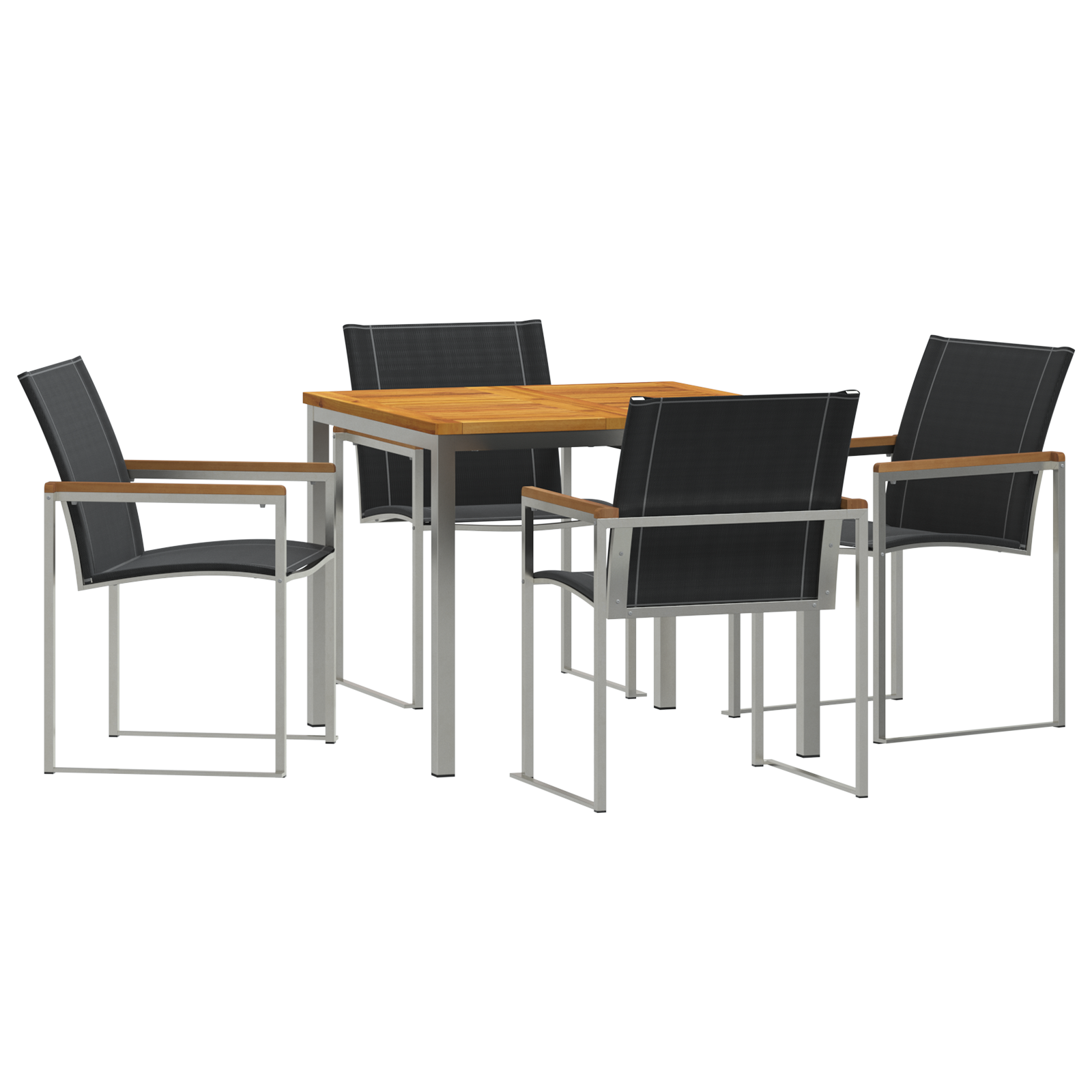 HageSpisestueSett 5 pcs Solid Teaktre