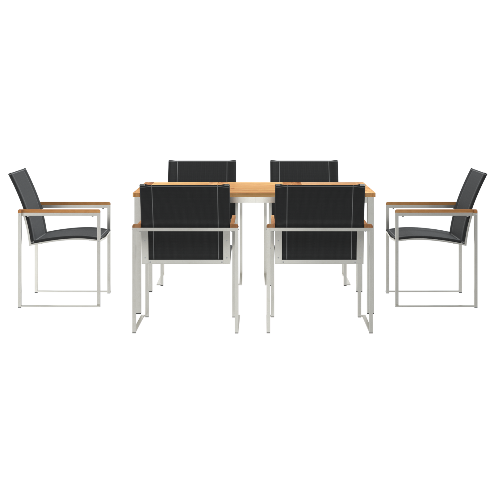 HageSpisestueSett 7 pcs Solid Teaktre