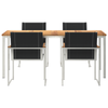 HageSpisestueSett 5 pcs Solid Teaktre