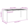 HageSpisestueSett 5 pcs Solid Teaktre