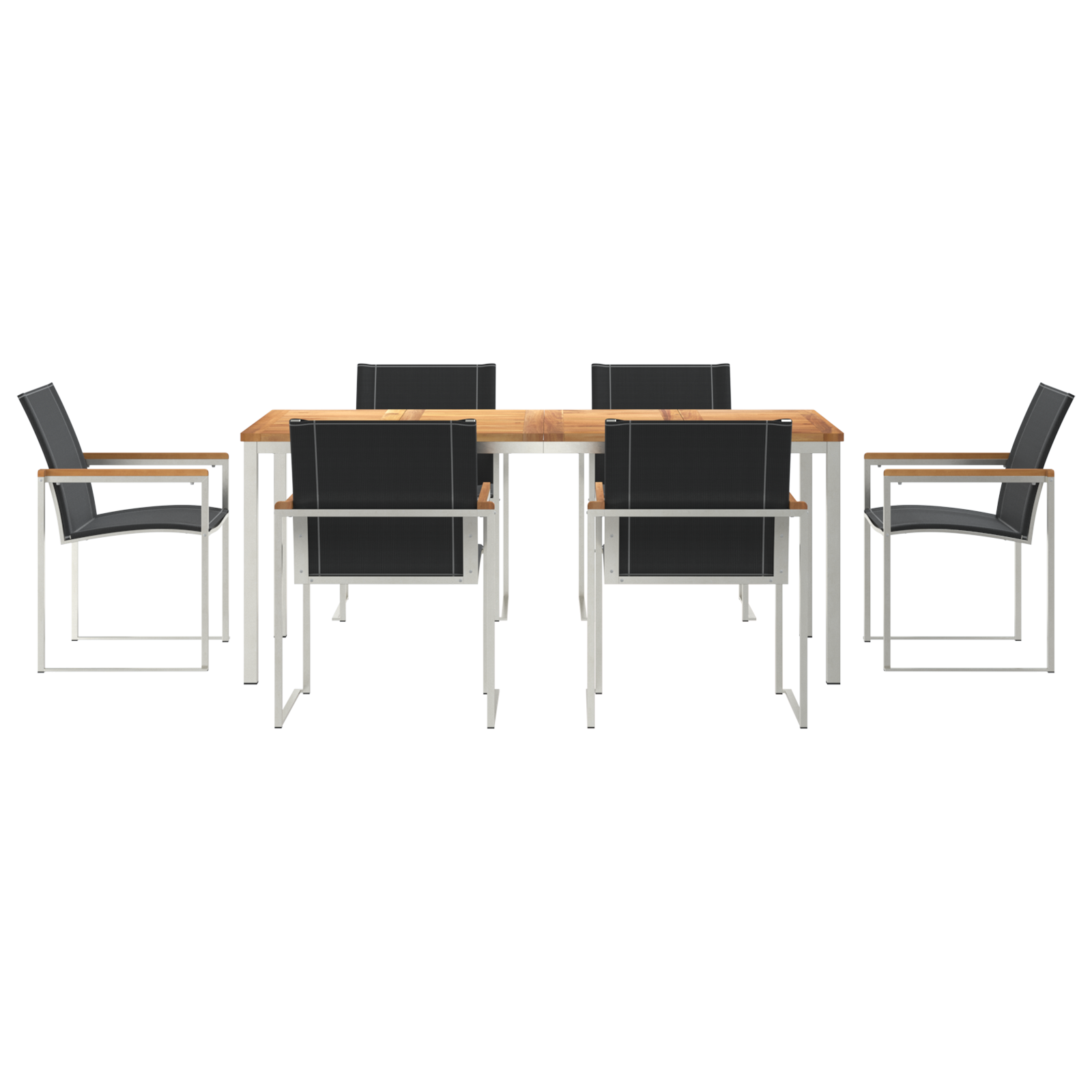 HageSpisestueSett 7 pcs Solid Teaktre