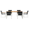 HageSpisestueSett 7 pcs Solid Teaktre
