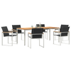 HageSpisestueSett 7 pcs Solid Teaktre