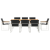 HageSpisestueSett 9 pcs Solid Teaktre