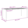HageSpisestueSett 9 pcs Solid Teaktre