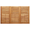 Hage Spisegruppe 7 pcs Massivt teaktre