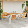 Hage Spisegruppe 7 pcs Massivt teaktre