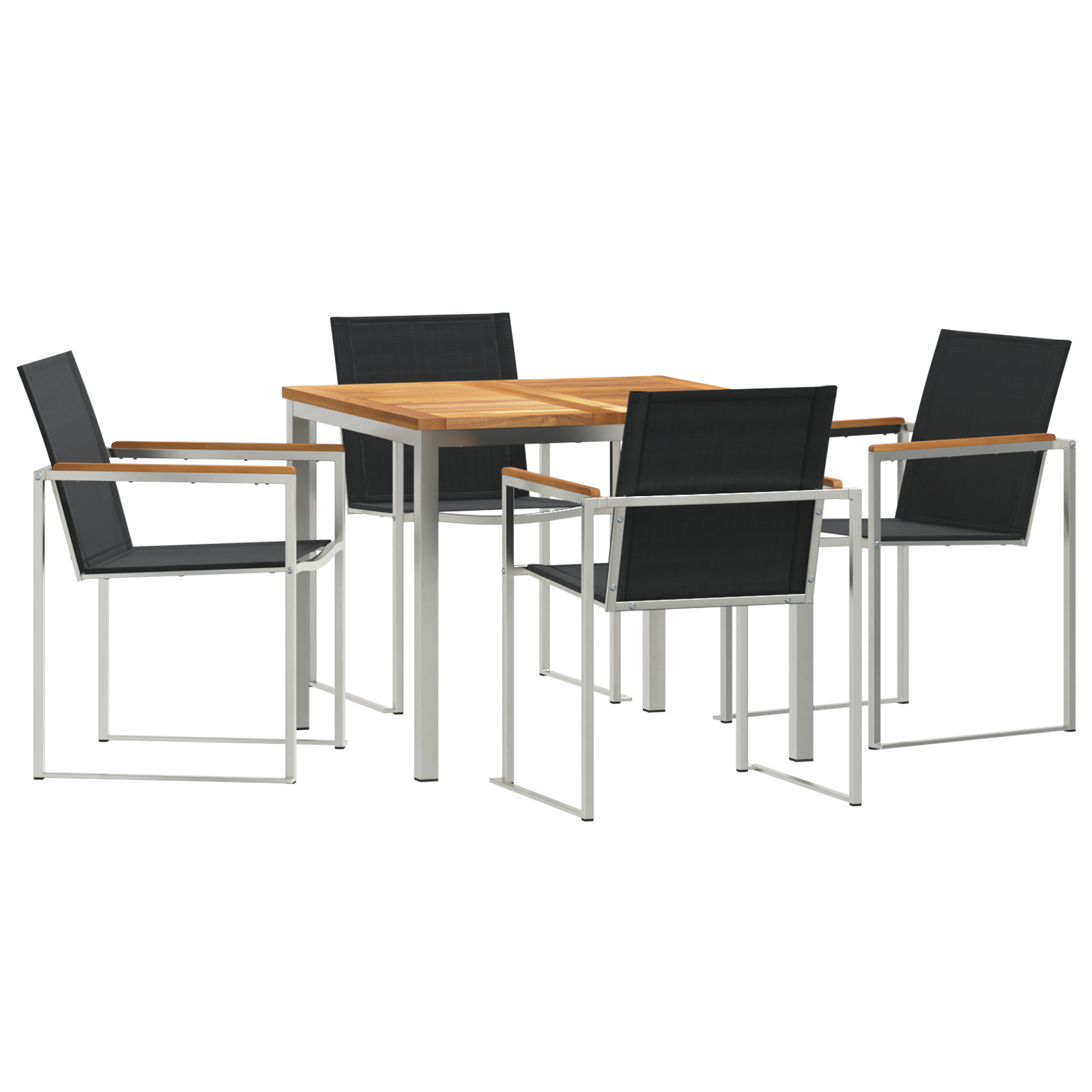 HageSpisestueSett 5 pcs Solid Teaktre
