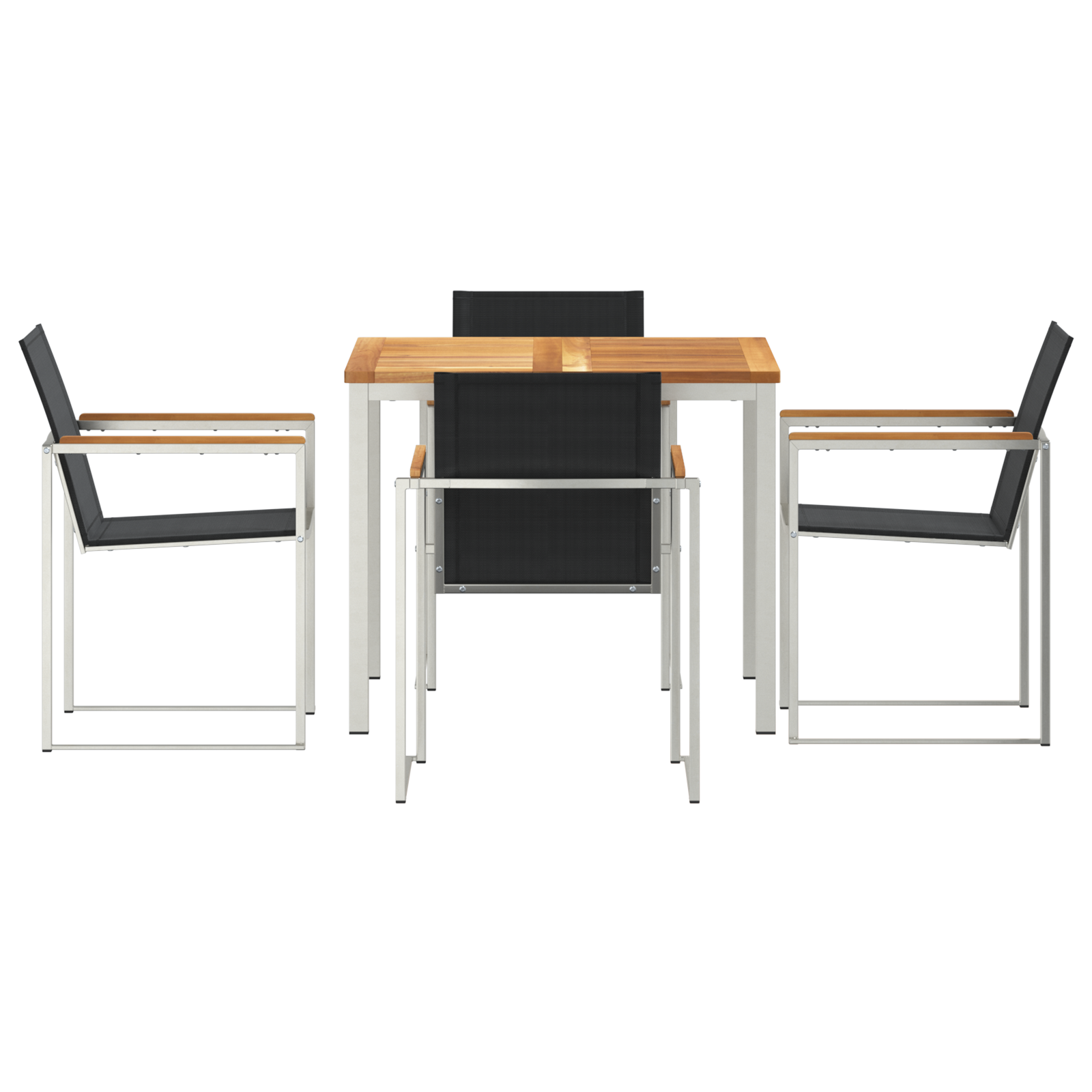 HageSpisestueSett 5 pcs Solid Teaktre