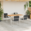 HageSpisestueSett 5 pcs Solid Teaktre