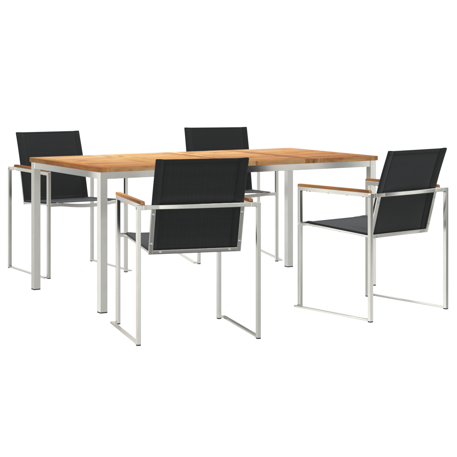 HageSpisestueSett 5 pcs Solid Teaktre