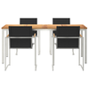 HageSpisestueSett 5 pcs Solid Teaktre