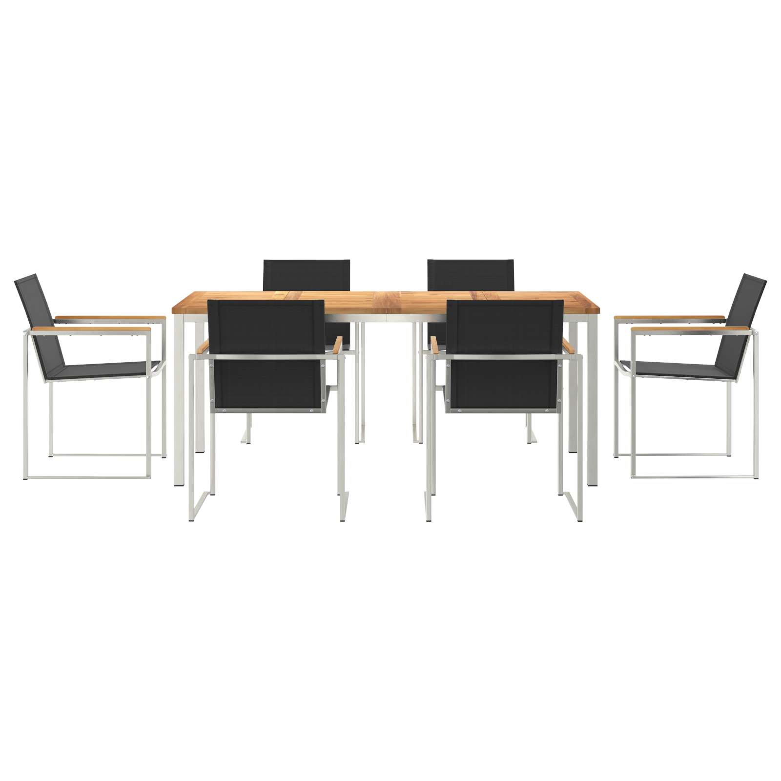 HageSpisestueSett 7 pcs Solid Teaktre