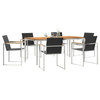 HageSpisestueSett 7 pcs Solid Teaktre