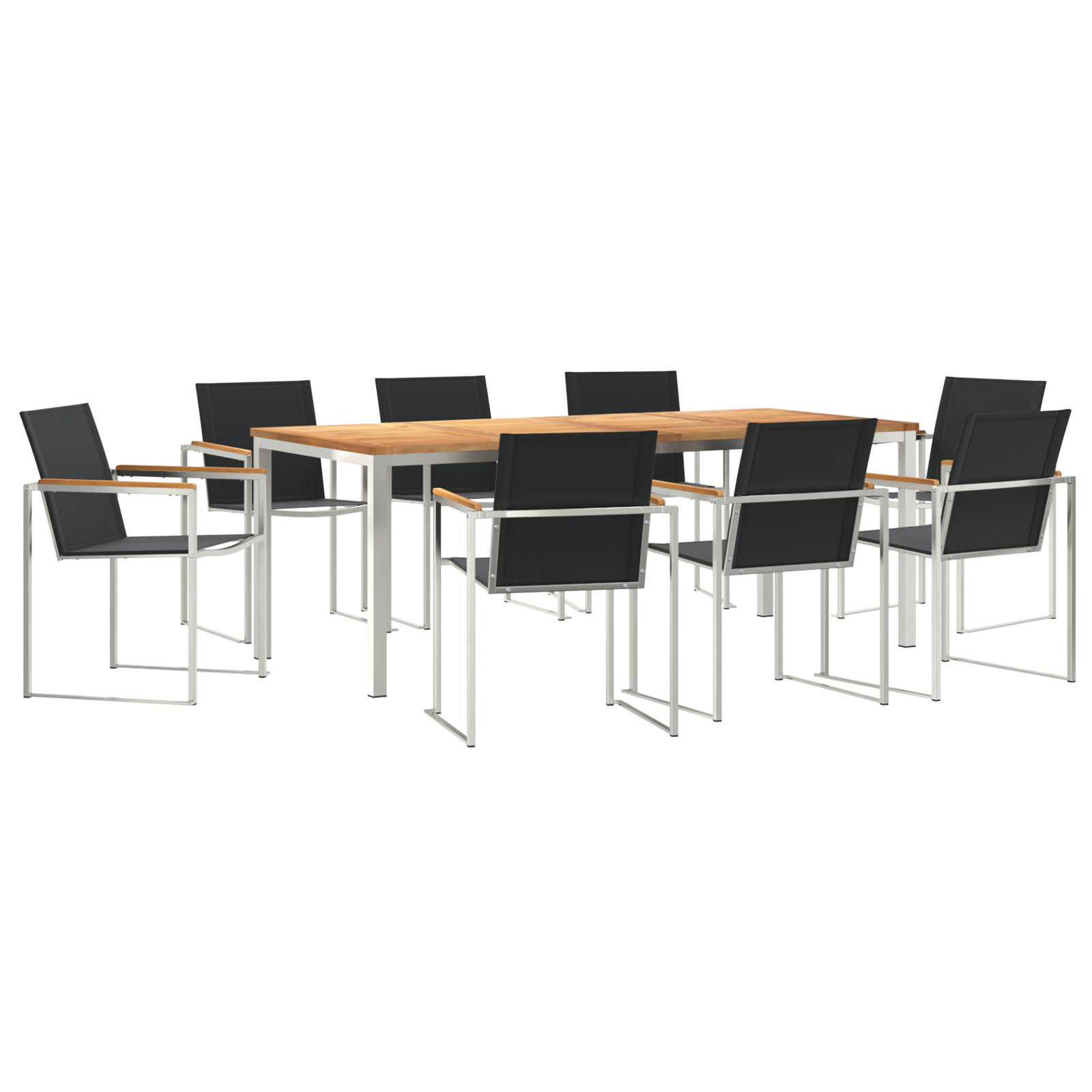 HageSpisestueSett 7 pcs Solid Teaktre
