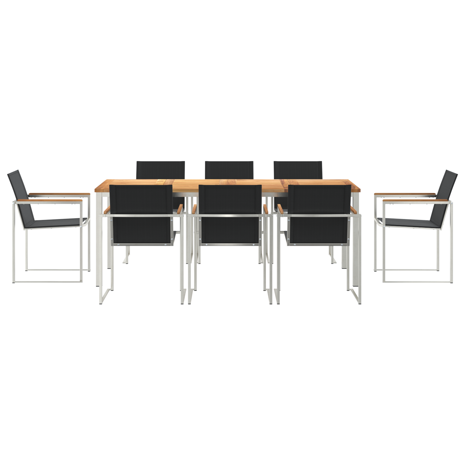 HageSpisestueSett 7 pcs Solid Teaktre