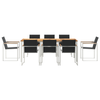 HageSpisestueSett 9 pcs Solid Teaktre