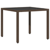 Hage Spisegruppe 3 pcs Brun Poly rattan